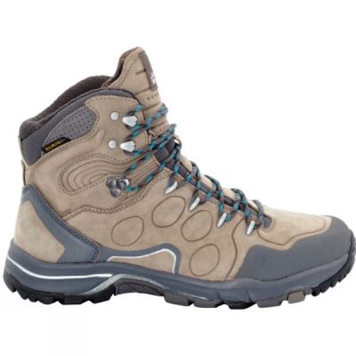 Botas Jack Wolfskin Altiplano Prime Texapore Mid Mujer Kaki / Gris - Chile EAH283960